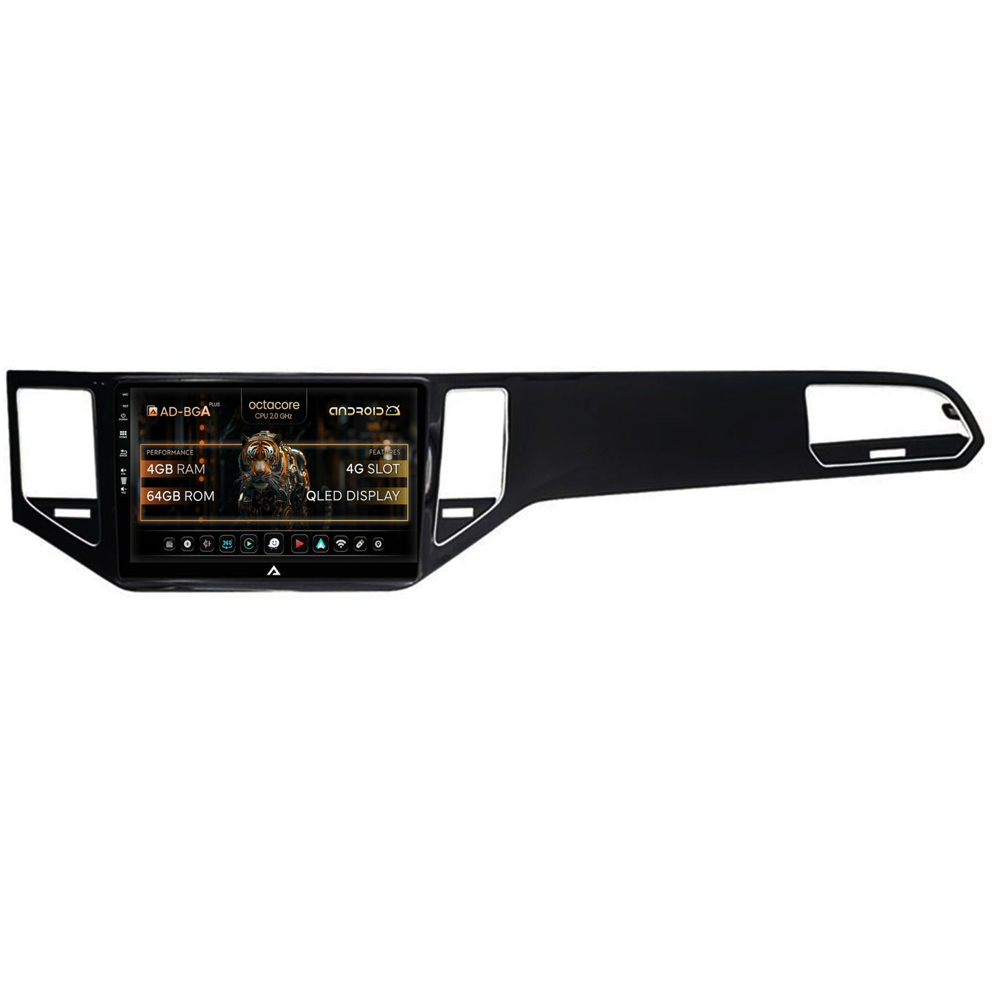 Navigatie Volkswagen Golf Sportsvan (2014-2020), Android, A-Octacore / 4GB RAM + 64GB ROM, 10.1 Inch - AD-BGA10004+AD-BGRKIT027