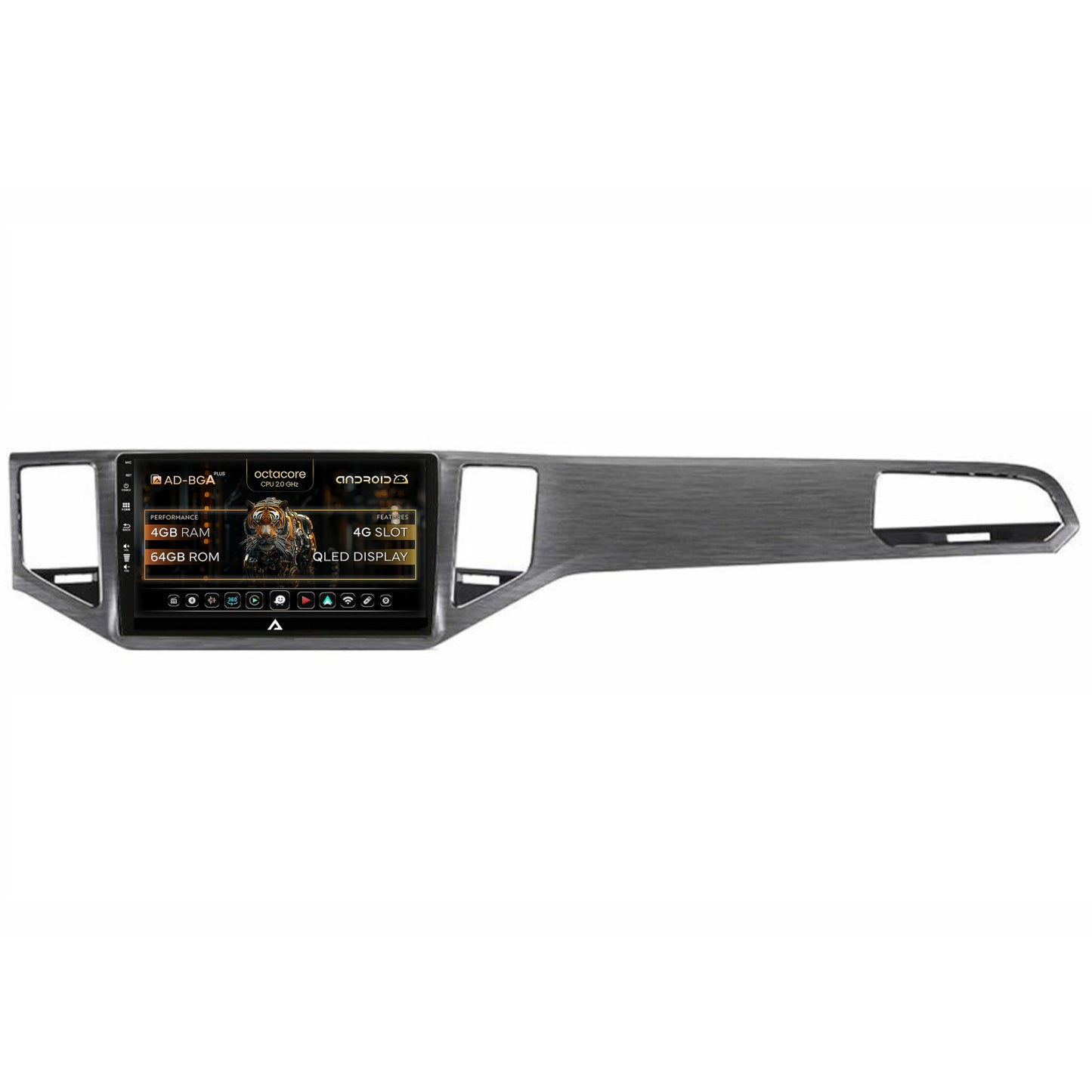 Navigatie Volkswagen Golf Sportsvan (2016), Android, A-Octacore / 4GB RAM + 64GB ROM, 10.1 Inch - AD-BGA10004+AD-BGRKIT027-S