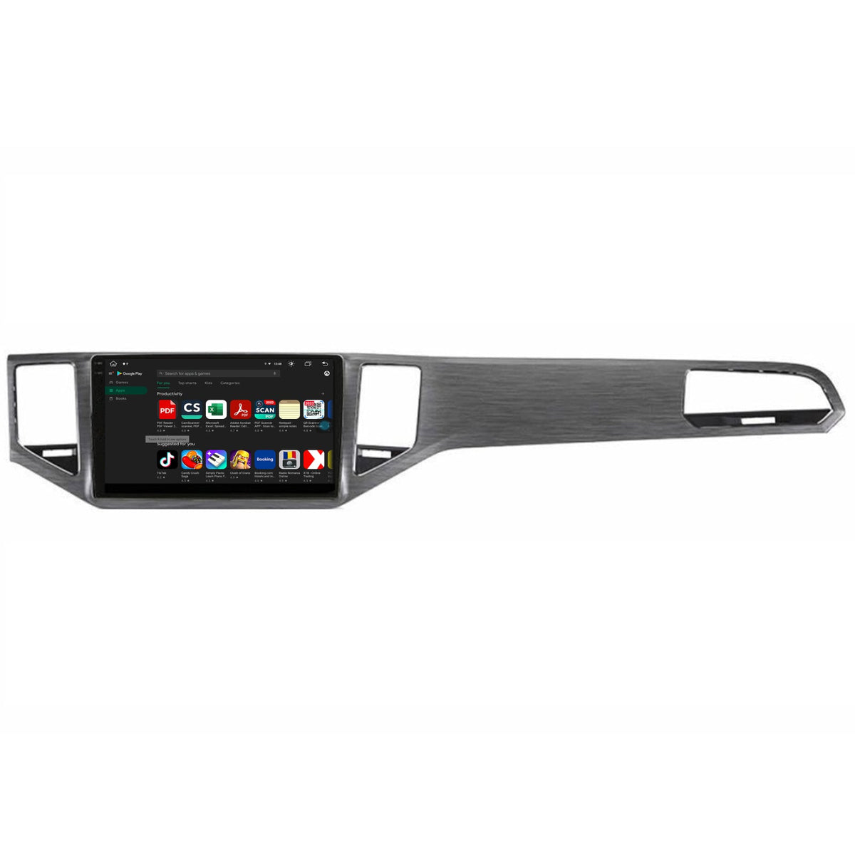 Navigatie Volkswagen Golf Sportsvan (2016), Android , V-Octacore / 4GB RAM + 64GB ROM, 10.36 Inch - AD-BGV10004+AD-BGRKIT027-S