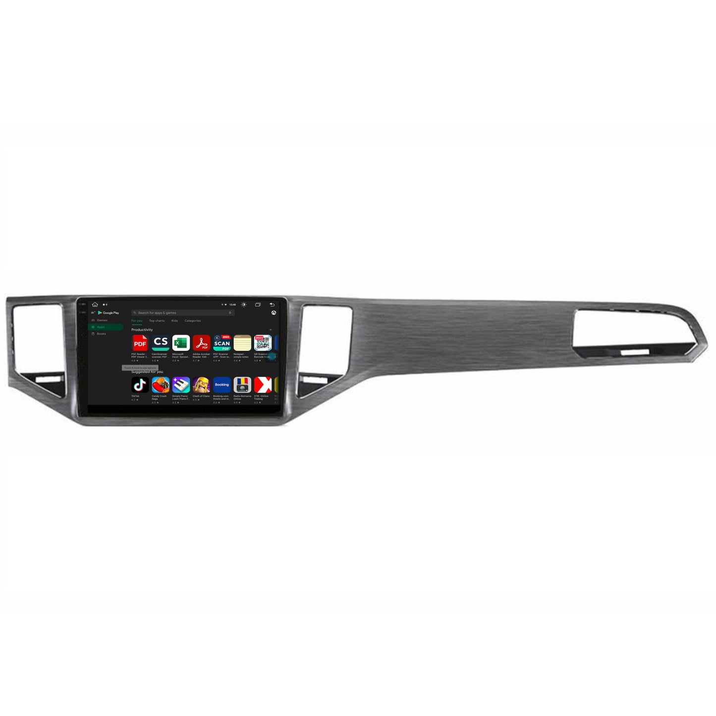 Navigatie Volkswagen Golf Sportsvan (2016), Android, X-Octacore / 8GB RAM + 256GB ROM, 10.36 Inch - AD-BGX10008+AD-BGRKIT027-S