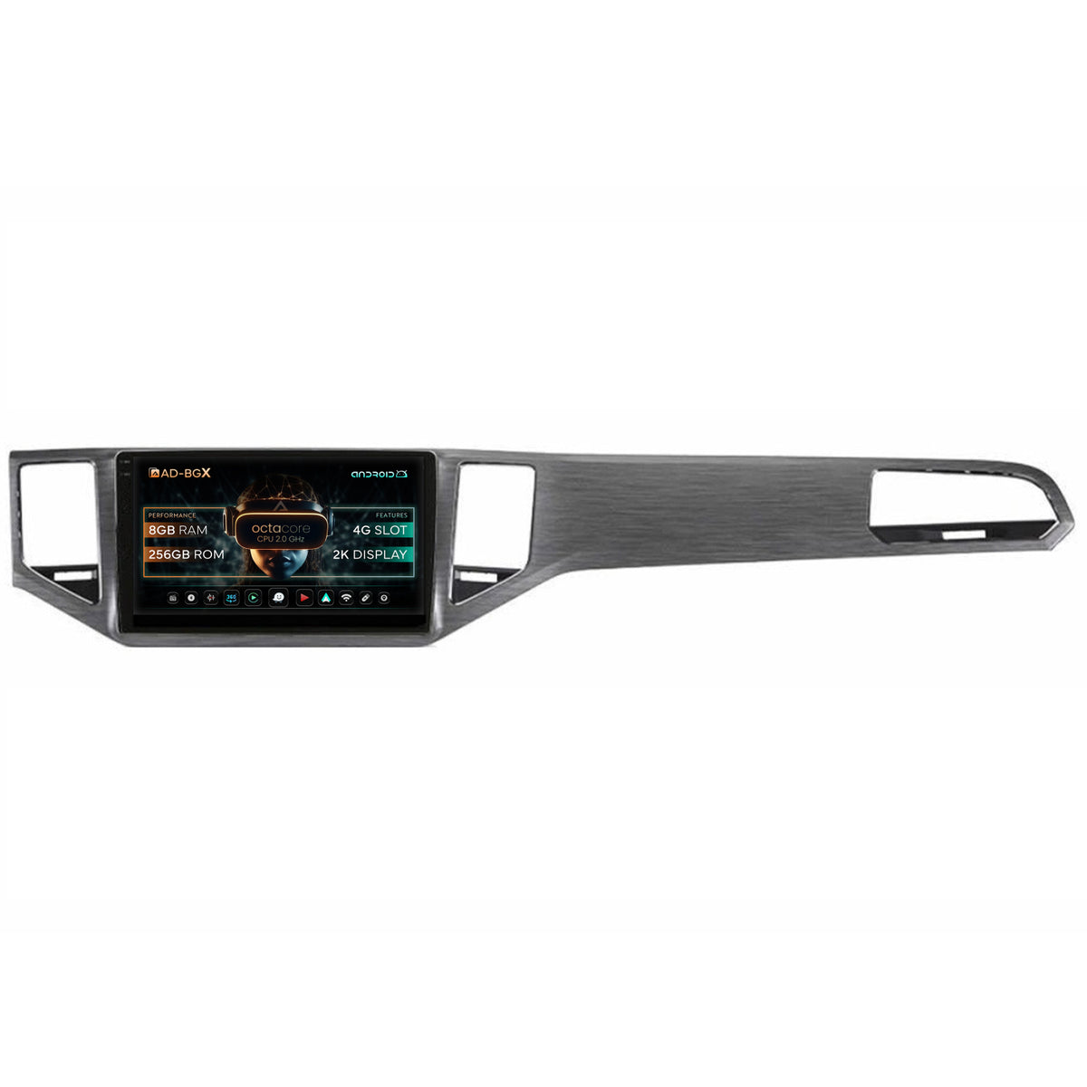 Navigatie Volkswagen Golf Sportsvan (2016), Android, X-Octacore / 8GB RAM + 256GB ROM, 10.36 Inch - AD-BGX10008+AD-BGRKIT027-S