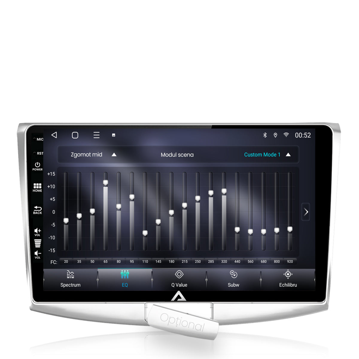 Navigatie Volkswagen Passat B6 / B7 / CC, Android, E-Octacore / 2GB RAM + 32GB ROM, 10.1 Inch - AD-BGE10002+AD-BGRKIT025