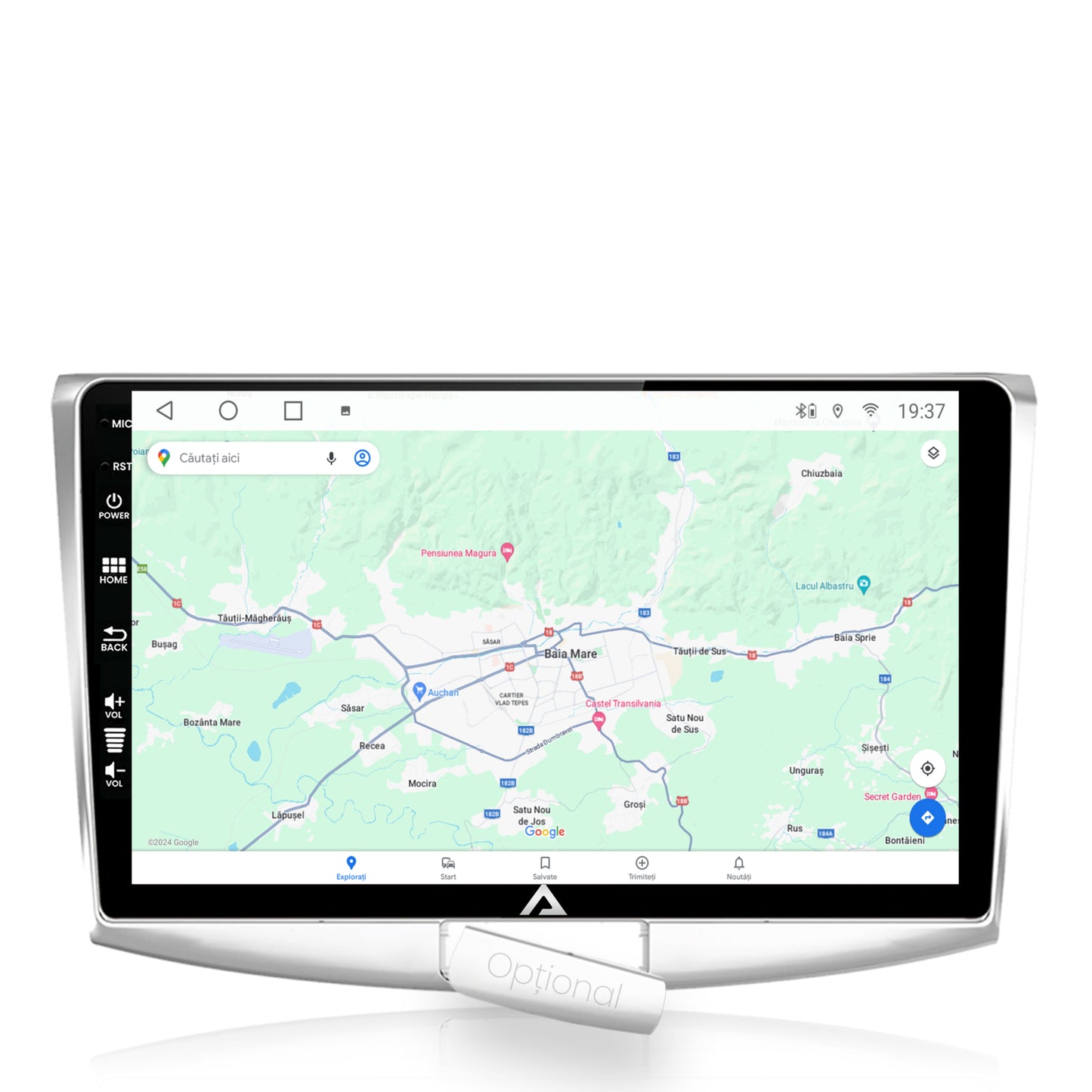 Navigatie Volkswagen Passat B6 / B7 / CC, Android, A-Octacore / 4GB RAM + 64GB ROM, 10.1 Inch - AD-BGA10004+AD-BGRKIT025