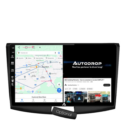 Navigatie Volkswagen Passat B6 / B7 / CC, Android, E-Octacore / 2GB RAM + 32GB ROM, 10.1 Inch - AD-BGE10002+AD-BGRKIT025B