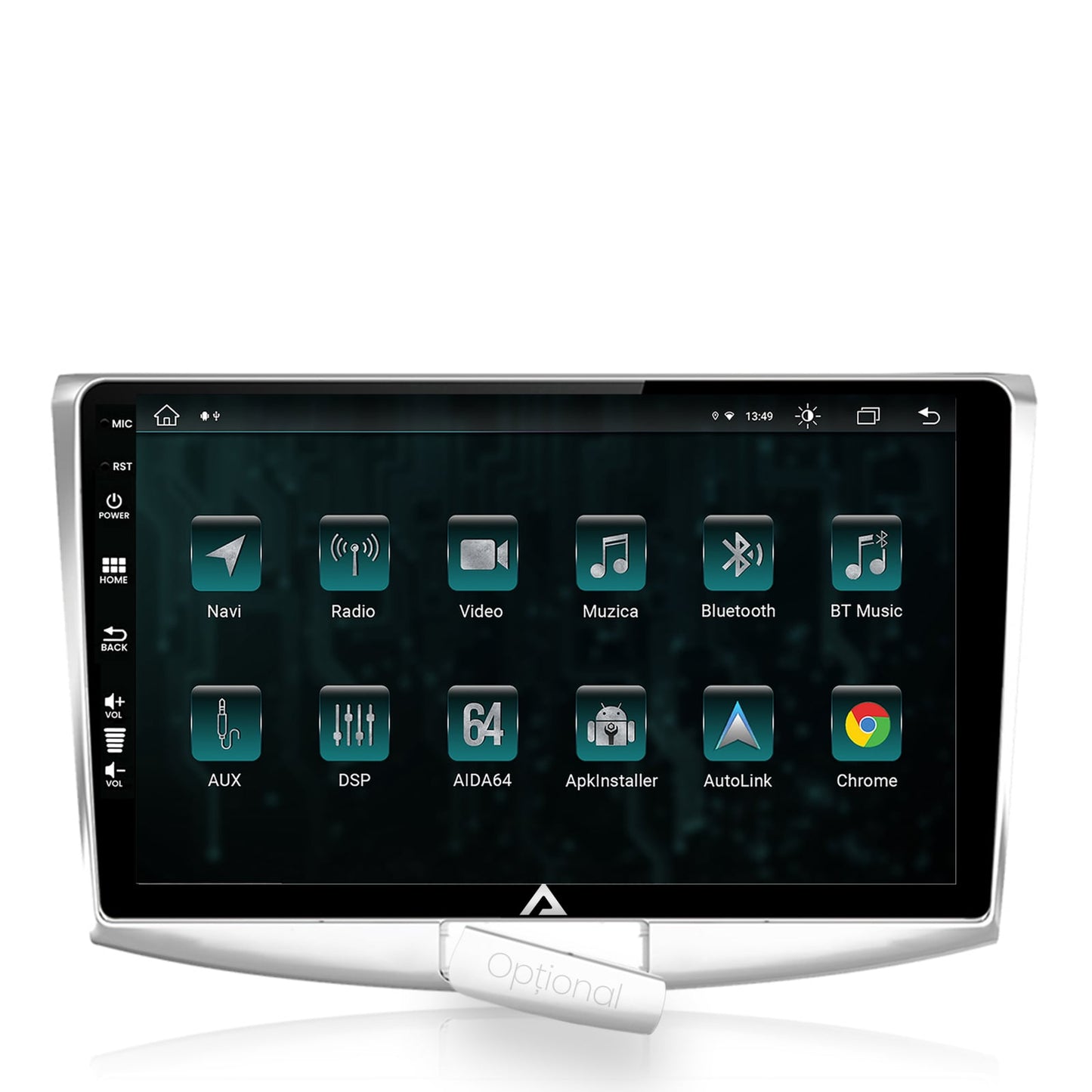 Navigatie Volkswagen Passat B6 / B7 / CC, Android, Z-Octacore / 8GB RAM + 256GB ROM, 10.1 Inch - AD-BGZ10008+AD-BGRKIT025