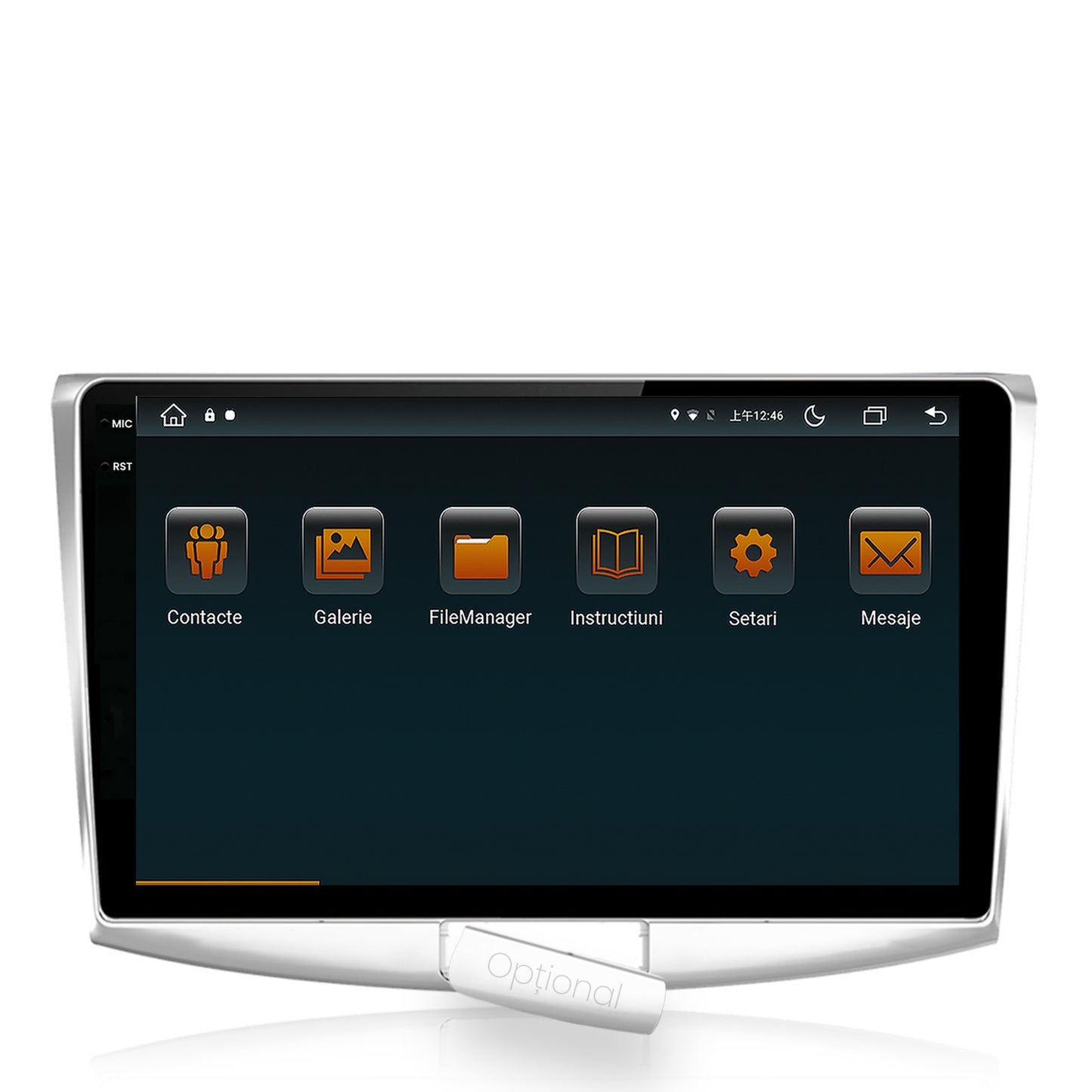Navigatie Volkswagen Passat B6 / B7 / CC, Android, V-Octacore / 4GB RAM + 64GB ROM, 10.36 Inch - AD-BGV10004+AD-BGRKIT025