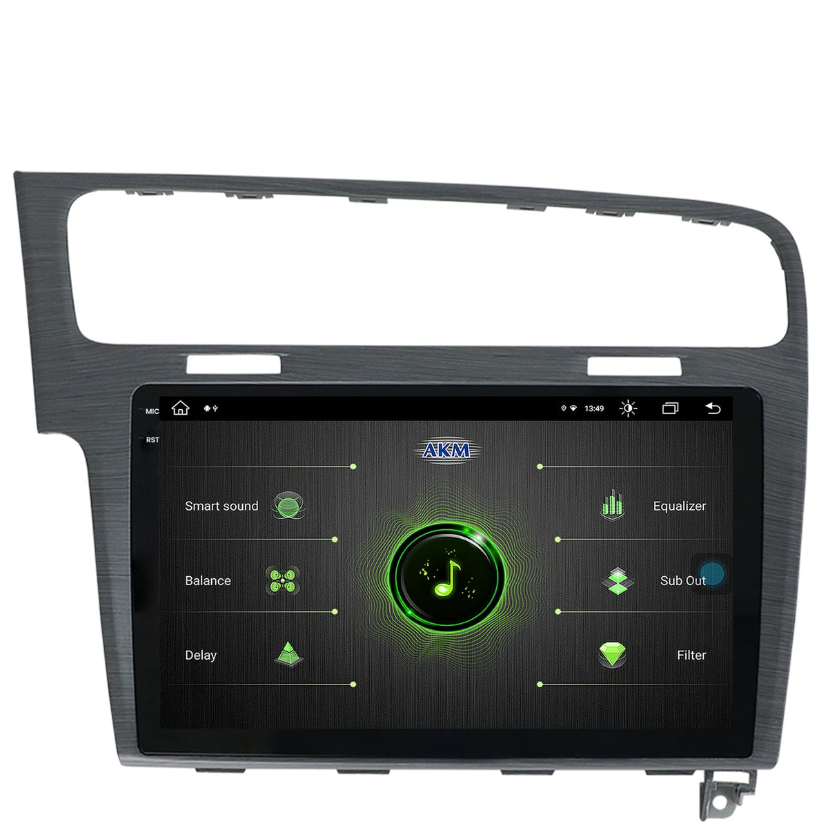Navigatie Volkswagen GOLF 7, Android, X-Octacore / 8GB RAM + 256GB ROM, 10.36 Inch - AD-BGX10008+AD-BGRKIT023A