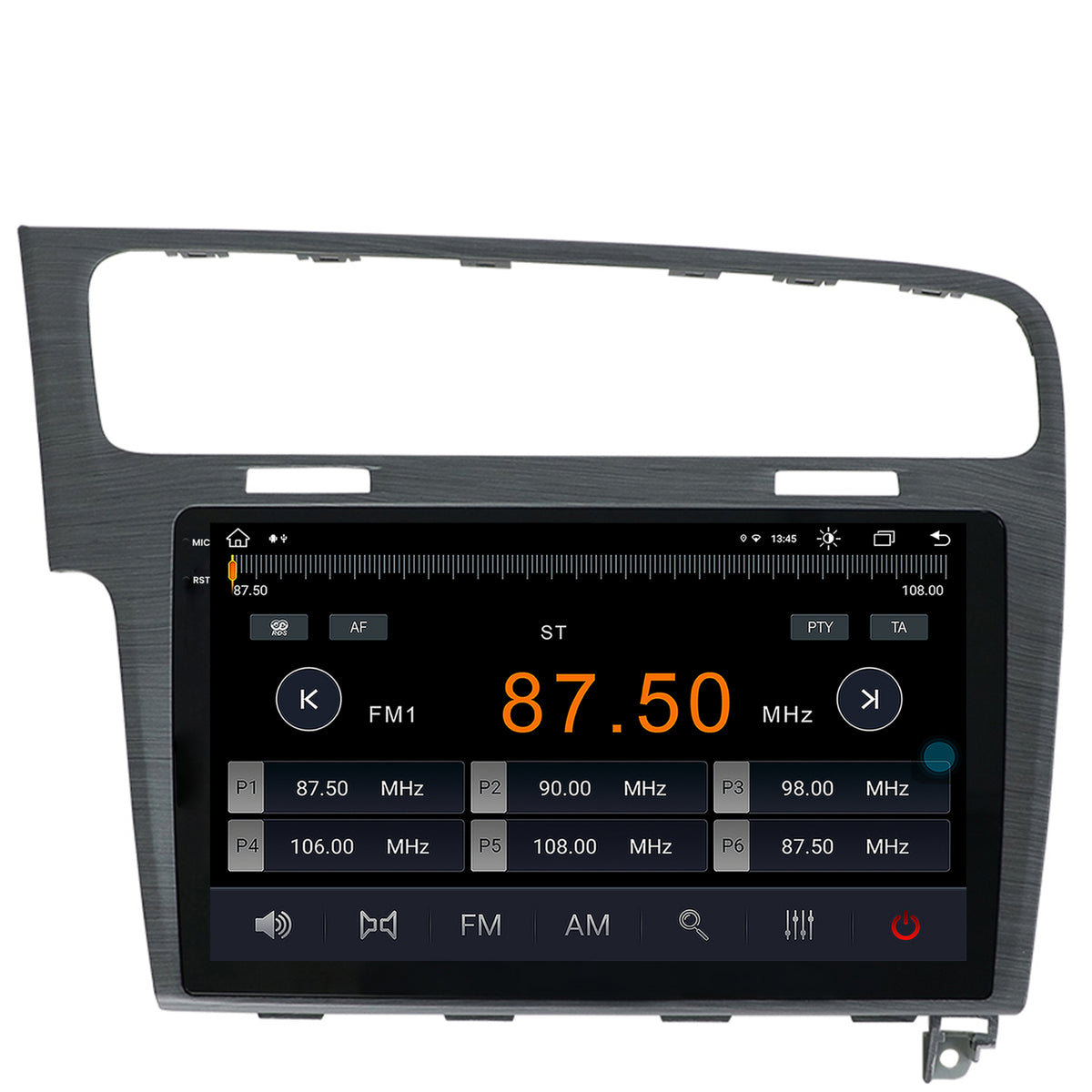 Navigatie Volkswagen GOLF 7, Android, X-Octacore / 8GB RAM + 256GB ROM, 10.36 Inch - AD-BGX10008+AD-BGRKIT023A