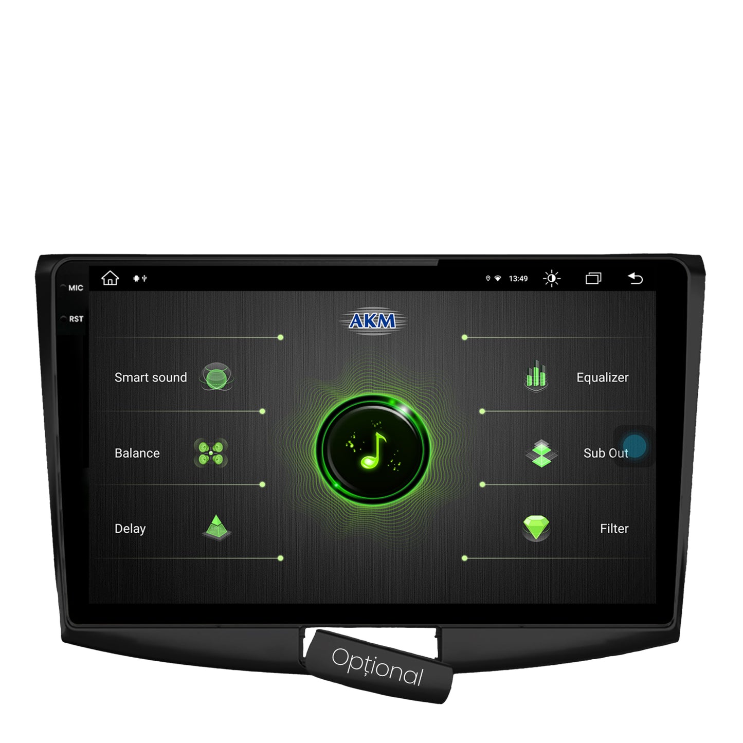 Navigatie Volkswagen Passat B6 / B7 / CC, Android, X-Octacore / 8GB RAM + 256GB ROM, 10.36 Inch - AD-BGX10008+AD-BGRKIT025B