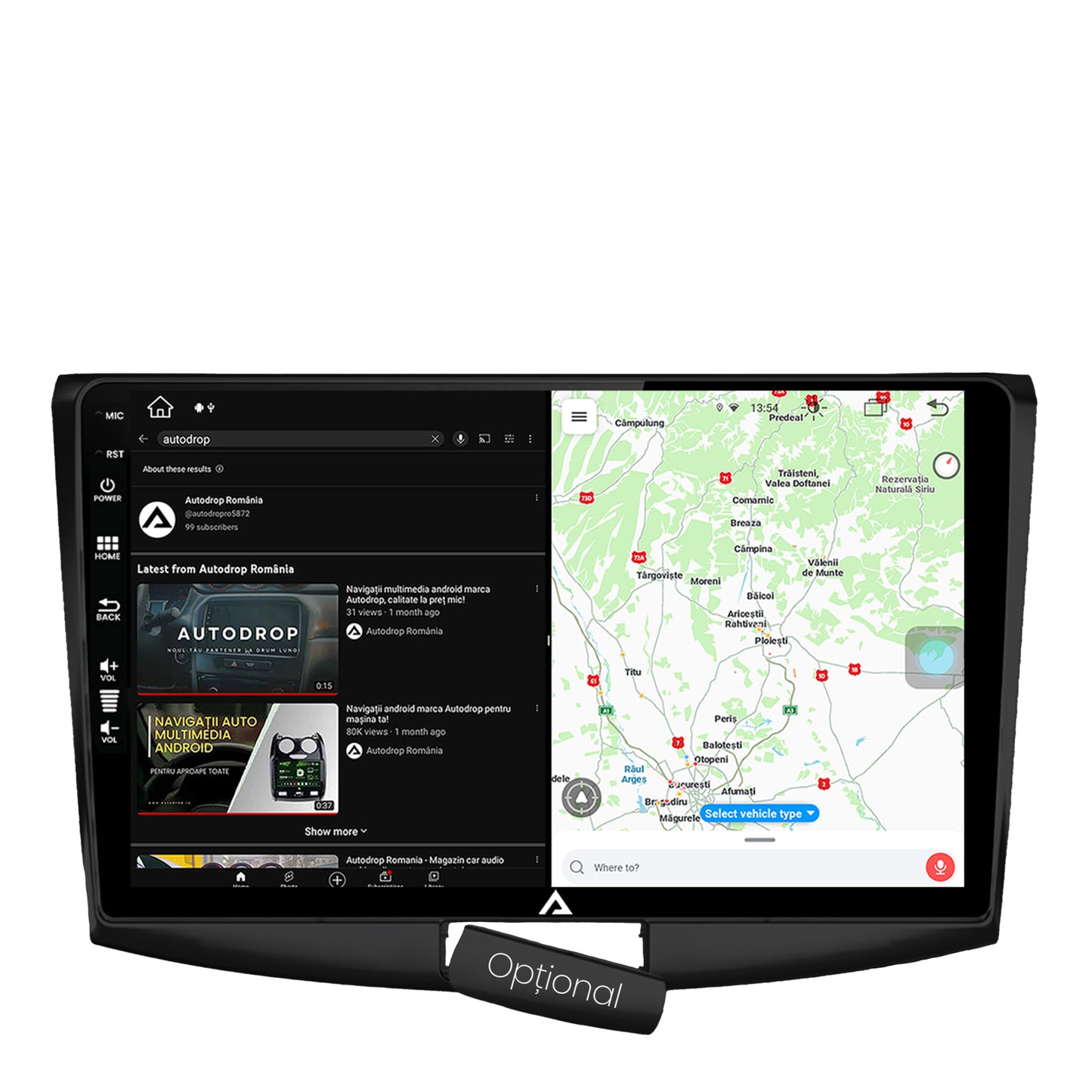 Navigatie Volkswagen Passat B6 / B7 / CC, Android, Z-Octacore / 8GB RAM + 256GB ROM, 10.1 Inch - AD-BGZ10008+AD-BGRKIT025B