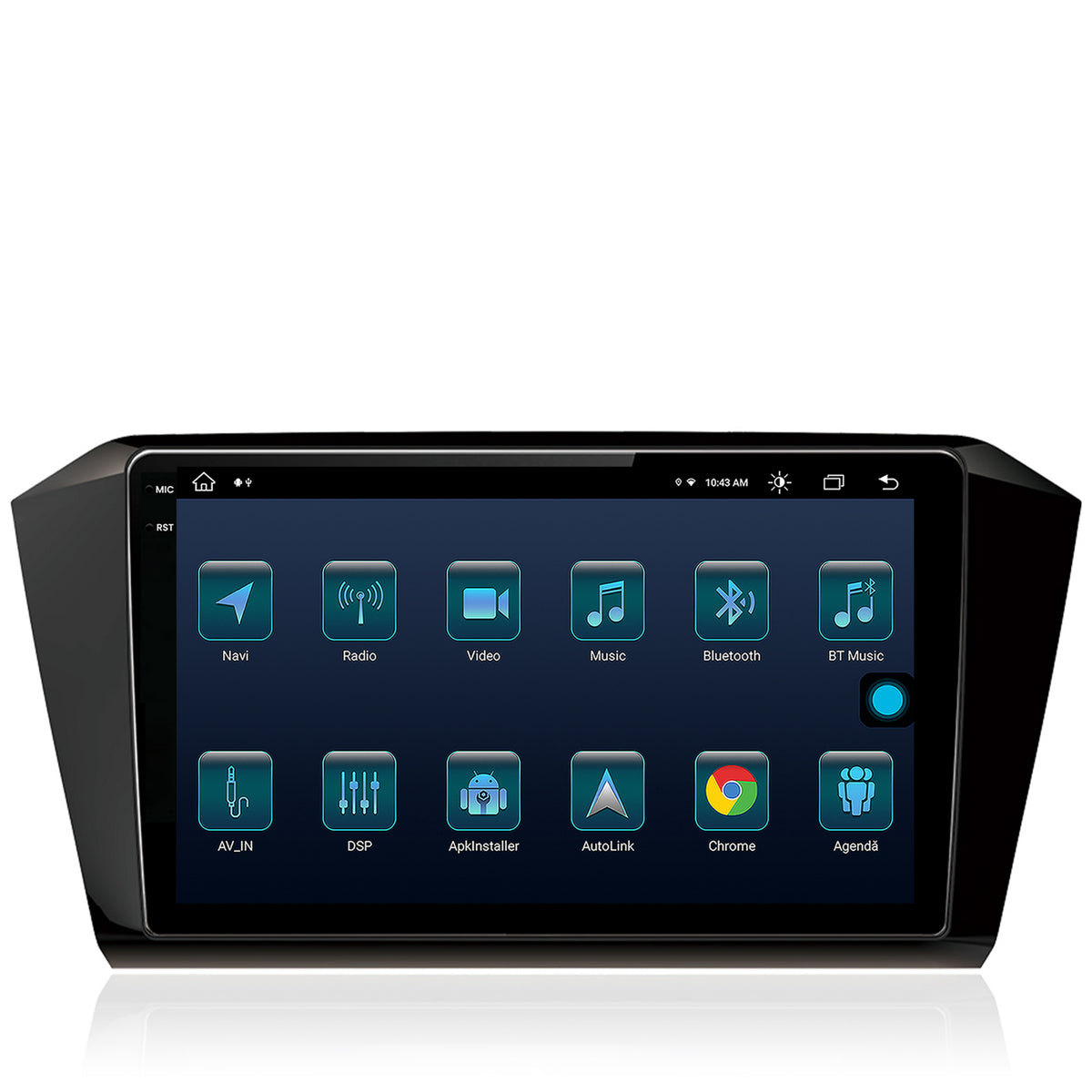 Navigatie Volkswagen Passat B8, Android, X-Octacore / 8GB RAM + 256GB ROM, 10.35 Inch - AD-BGX10008+AD-BGRKIT037