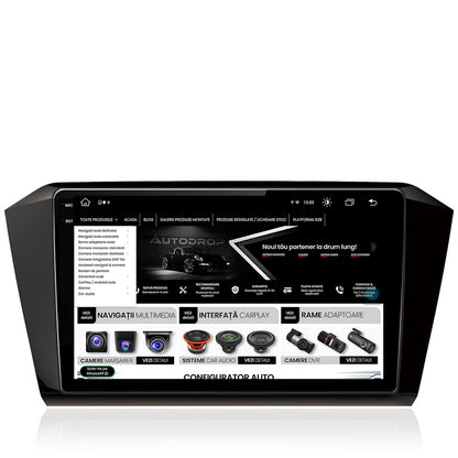 Navigatie Volkswagen Passat B8, Android, V-Octacore / 4GB RAM + 64GB ROM, 10.36 Inch - AD-BGV10004+AD-BGRKIT037