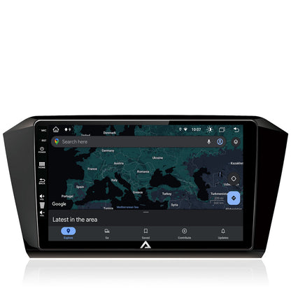 Navigatie Volkswagen Passat B8, Android, Z-Octacore / 8GB RAM + 256GB ROM, 10.1 INCH - AD-BGZ10008+AD-BGRKIT037