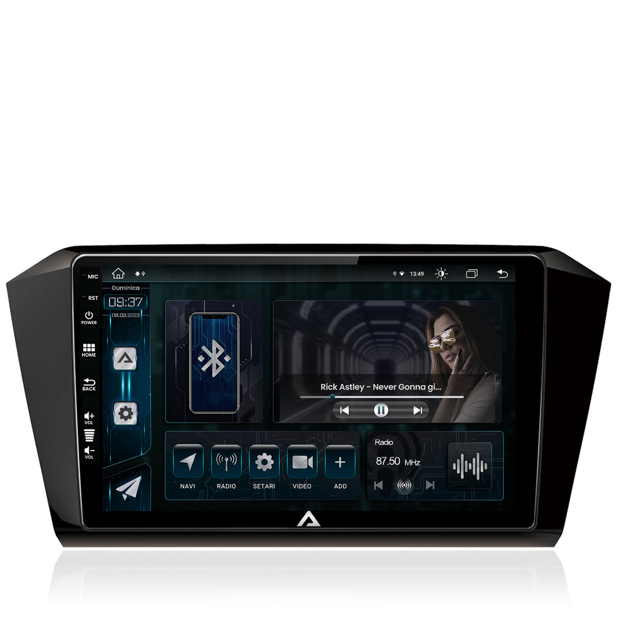 Navigatie Volkswagen Passat B8, Android, Z-Octacore / 8GB RAM + 256GB ROM, 10.1 INCH - AD-BGZ10008+AD-BGRKIT037