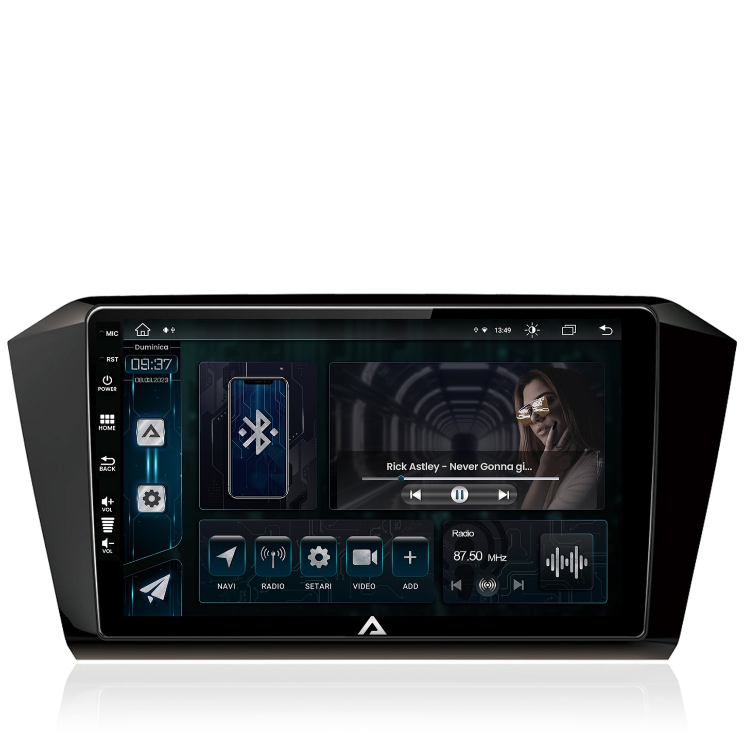 Navigatie Volkswagen Passat B8, Android, Z-Octacore / 8GB RAM + 256GB ROM, 10.1 INCH - AD-BGZ10008+AD-BGRKIT037