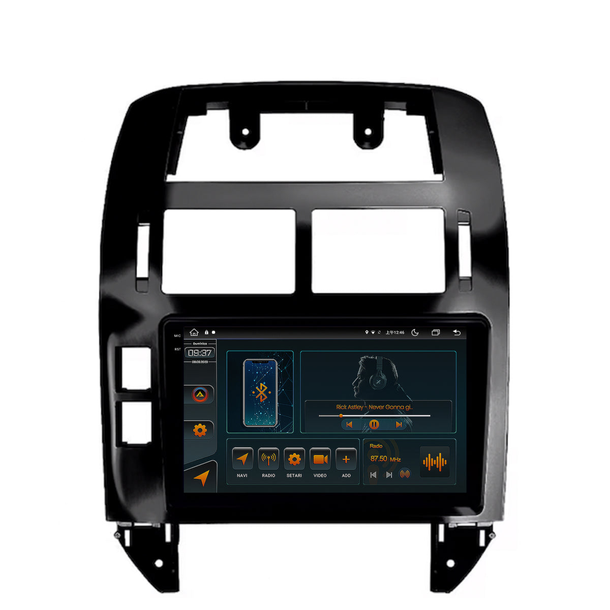 Navigatie Volkswagen Polo (2004-2011), Android, V-Octacore / 4GB RAM + 64GB ROM, 9.5 Inch - AD-BGV9004+AD-BGRKIT033OLD