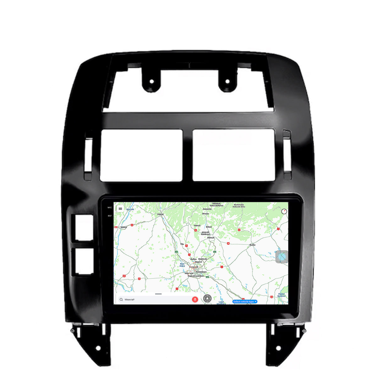 Navigatie Volkswagen Polo (2004-2011), Android, V-Octacore / 4GB RAM + 64GB ROM, 9.5 Inch - AD-BGV9004+AD-BGRKIT033OLD