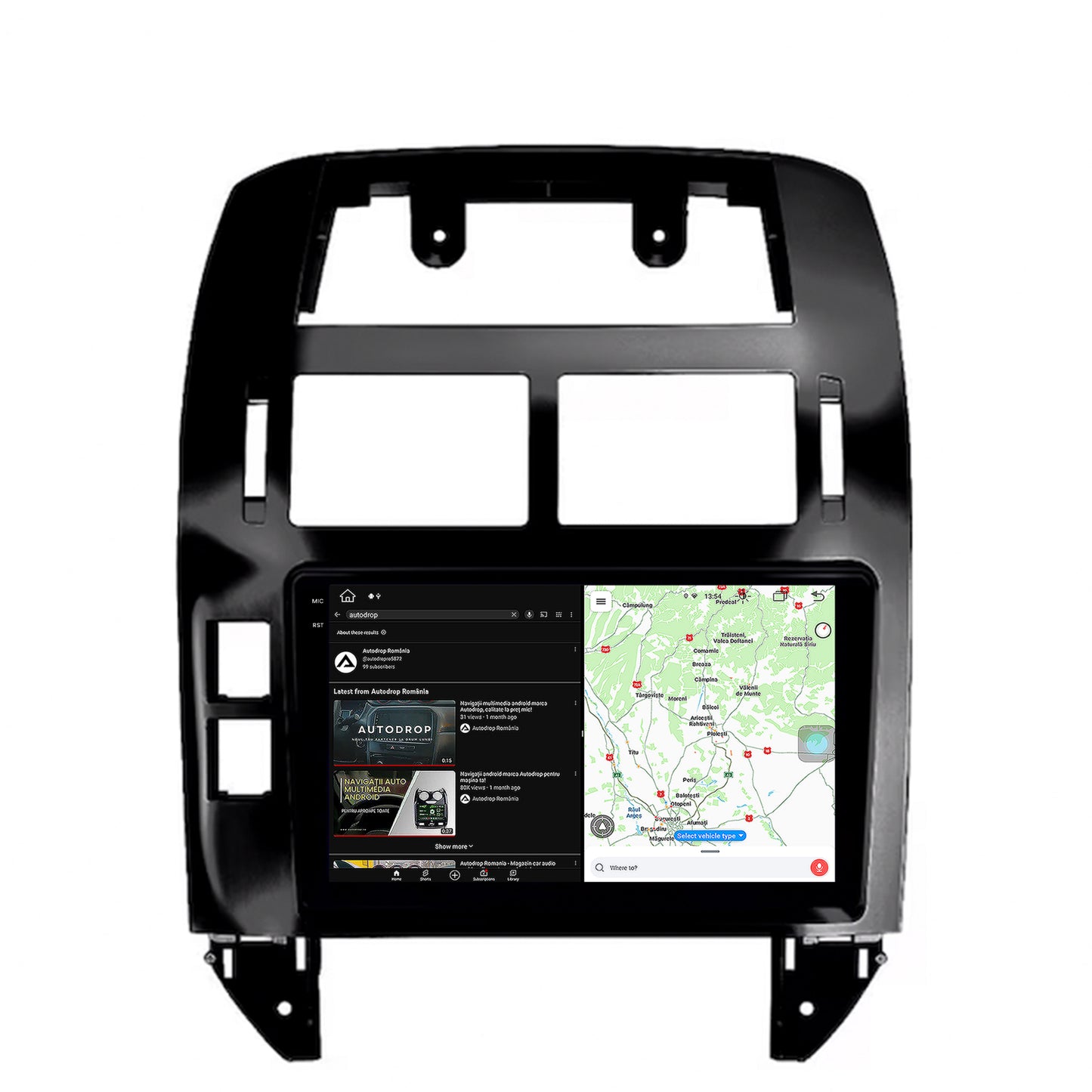 Navigatie Volkswagen Polo (2004-2011), Android, V-Octacore / 4GB RAM + 64GB ROM, 9.5 Inch - AD-BGV9004+AD-BGRKIT033OLD