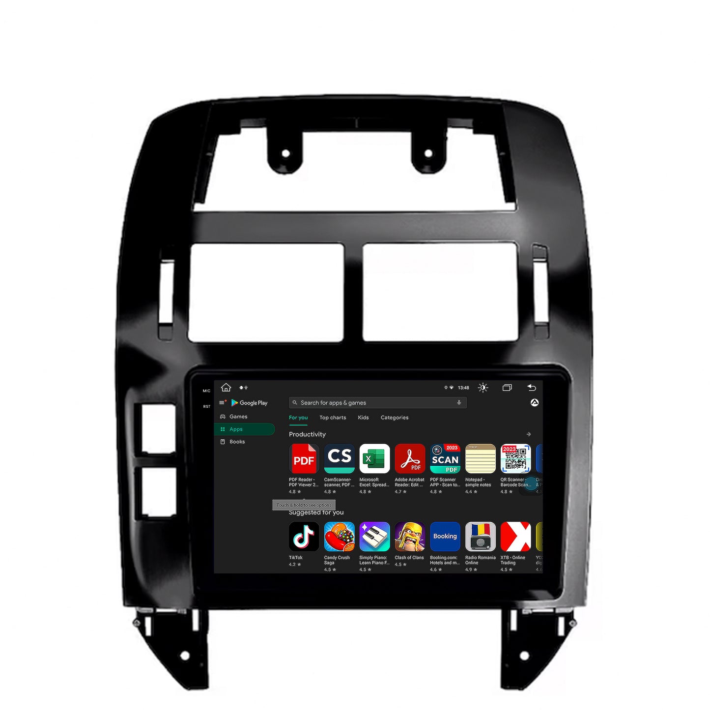 Navigatie Volkswagen Polo (2004-2011), Android, X-Octacore / 8GB RAM + 256GB ROM, 9.5 Inch - AD-BGX9008+AD-BGRKIT033OLD