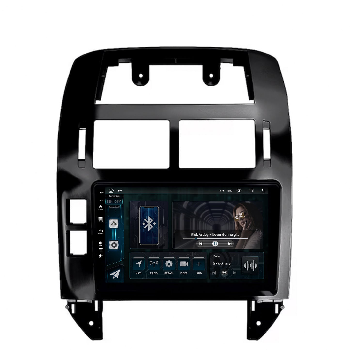 Navigatie Volkswagen Polo (2004-2011), Android, Z-Octacore / 8GB RAM + 256GB ROM, 9 Inch - AD-BGZ9008+AD-BGRKIT033OLD