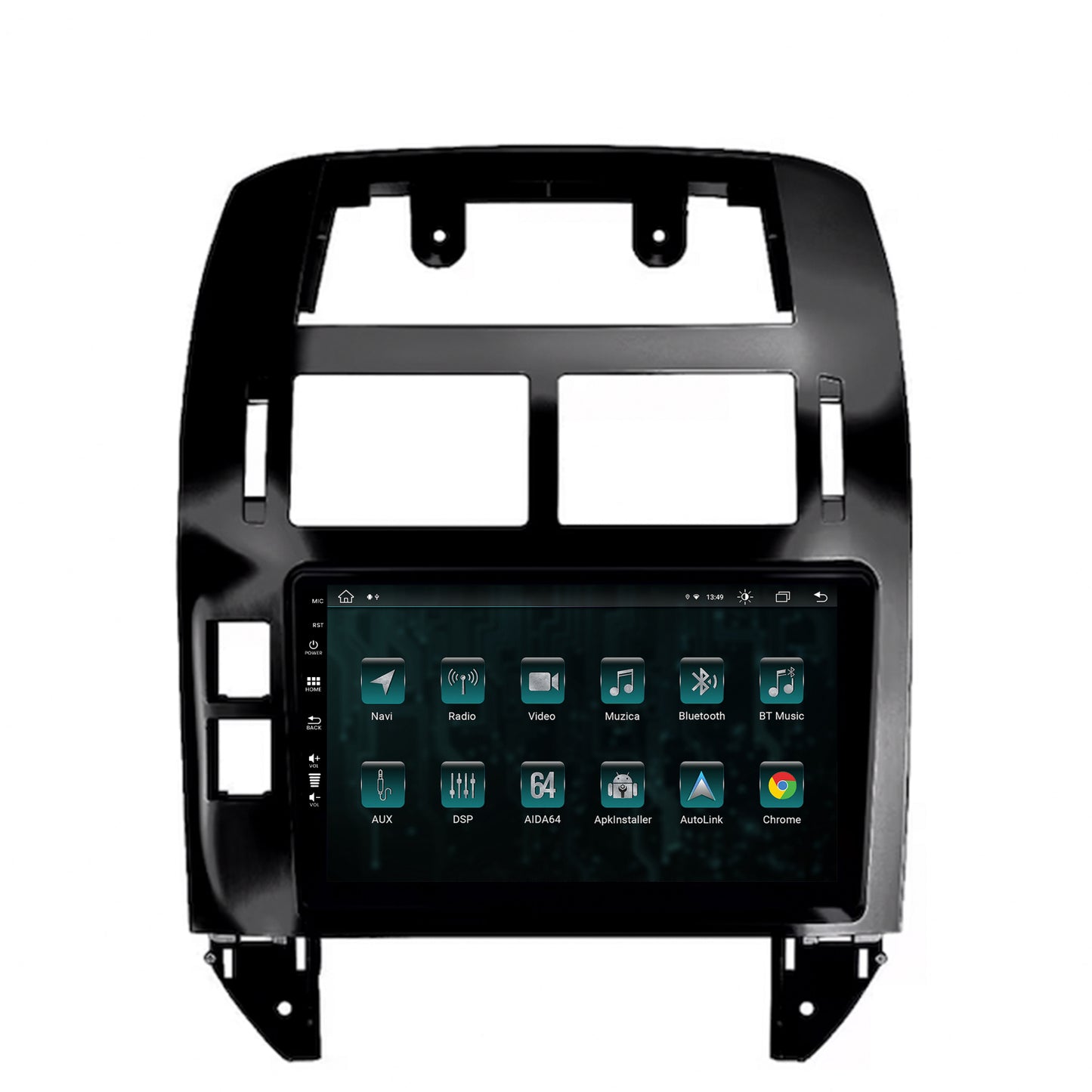 Navigatie Volkswagen Polo (2004-2011), Android, Z-Octacore / 8GB RAM + 256GB ROM, 9 Inch - AD-BGZ9008+AD-BGRKIT033OLD