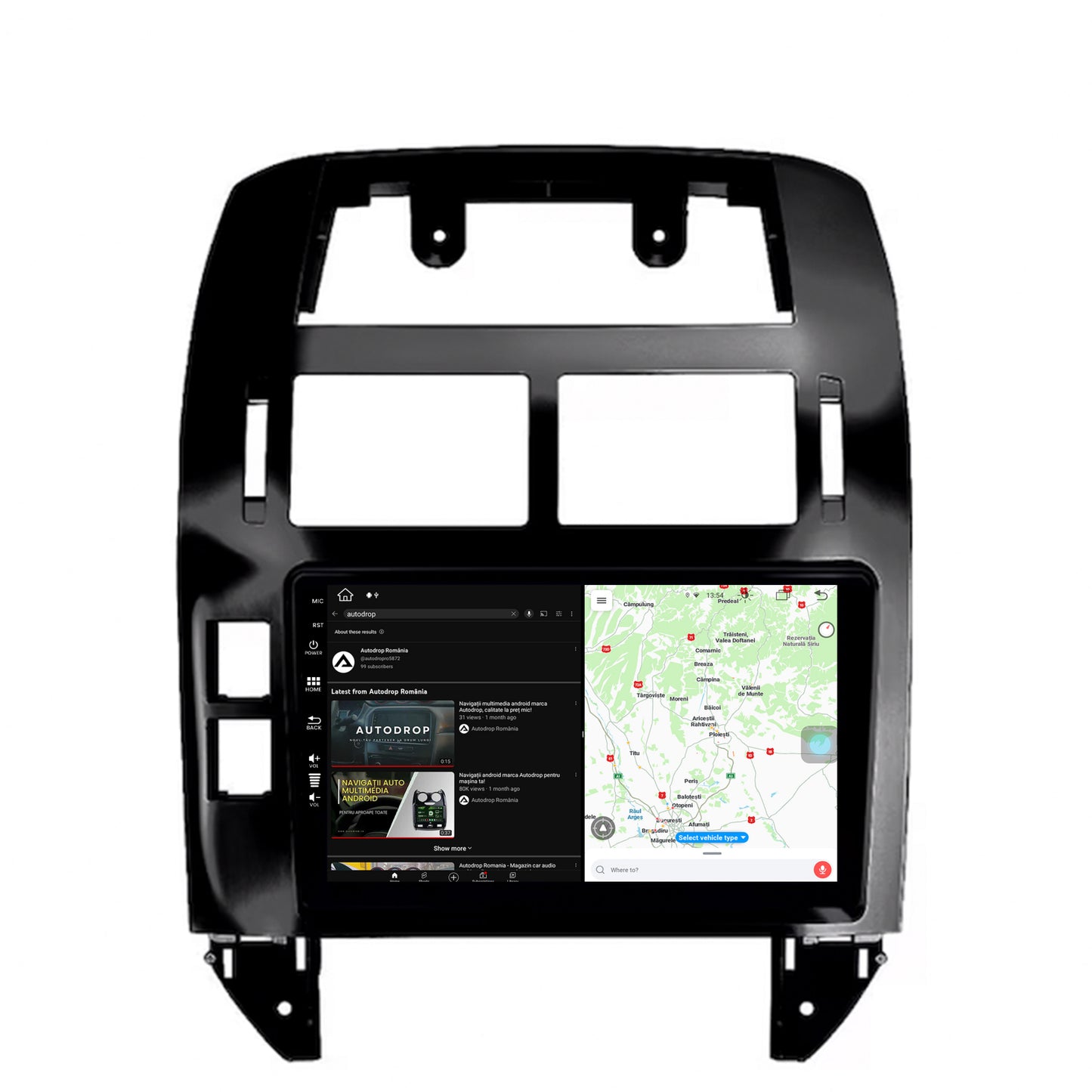 Navigatie Volkswagen Polo (2004-2011), Android, Z-Octacore / 8GB RAM + 256GB ROM, 9 Inch - AD-BGZ9008+AD-BGRKIT033OLD