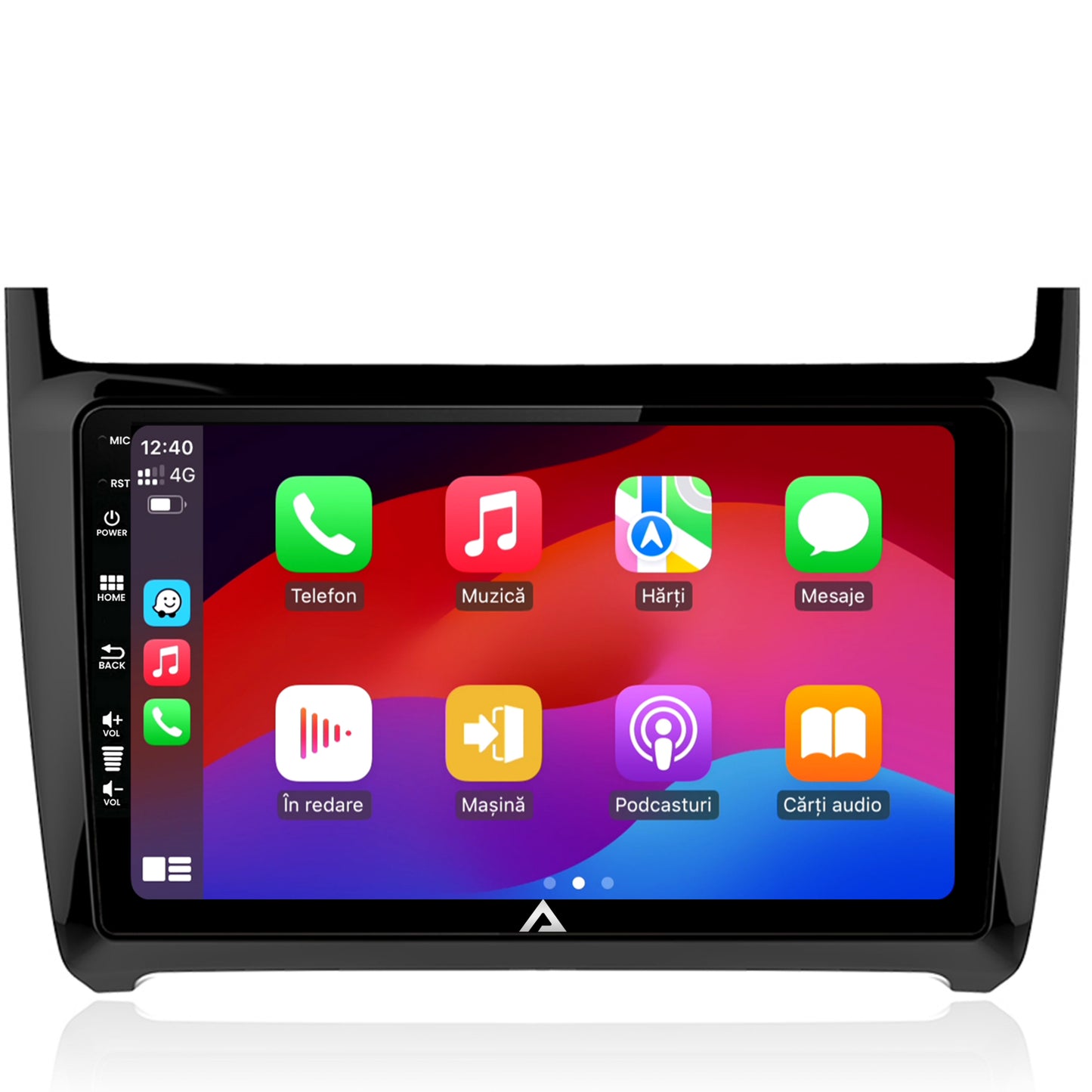 Navigatie Volkswagen Polo (2009+), Android, E-Octacore / 2GB RAM + 32GB ROM, 9 Inch - AD-BGE9002+AD-BGRKIT033