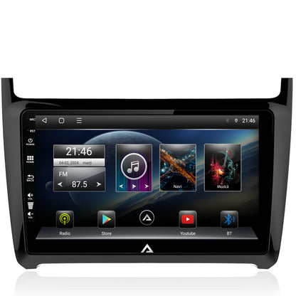 Navigatie Volkswagen Polo (2009+), Android, E-Octacore / 2GB RAM + 32GB ROM, 9 Inch - AD-BGE9002+AD-BGRKIT033