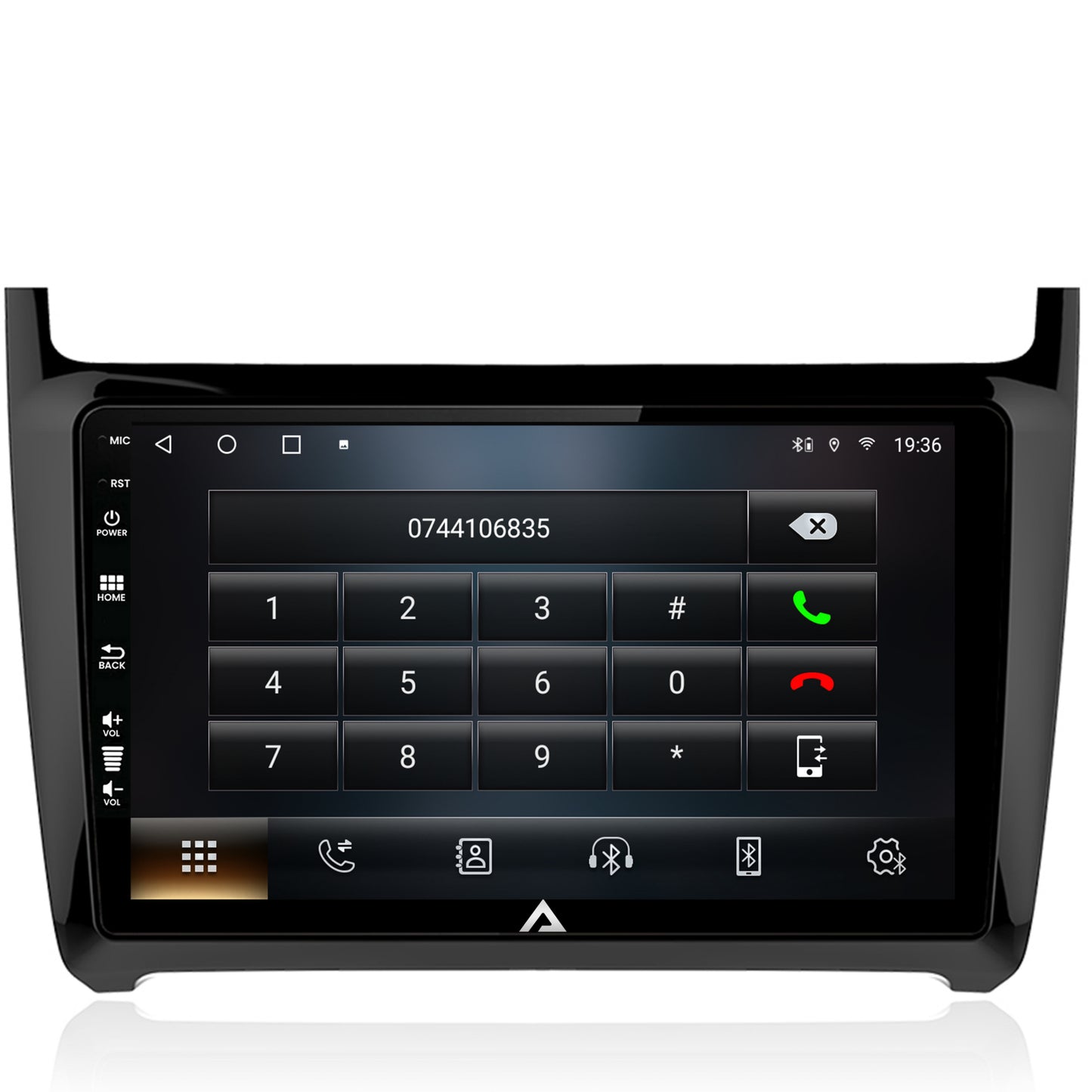 Navigatie Volkswagen Polo (2014+), Android, A-Octacore / 4GB RAM + 64GB ROM, 9 Inch - AD-BGA9004+AD-BGRKIT033