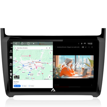 Navigatie Volkswagen Polo (2014+), Android, A-Octacore / 4GB RAM + 64GB ROM, 9 Inch - AD-BGA9004+AD-BGRKIT033