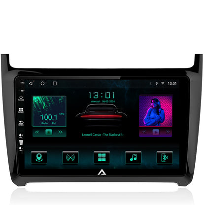 Navigatie Volkswagen Polo (2014+), Android, A-Octacore / 4GB RAM + 64GB ROM, 9 Inch - AD-BGA9004+AD-BGRKIT033