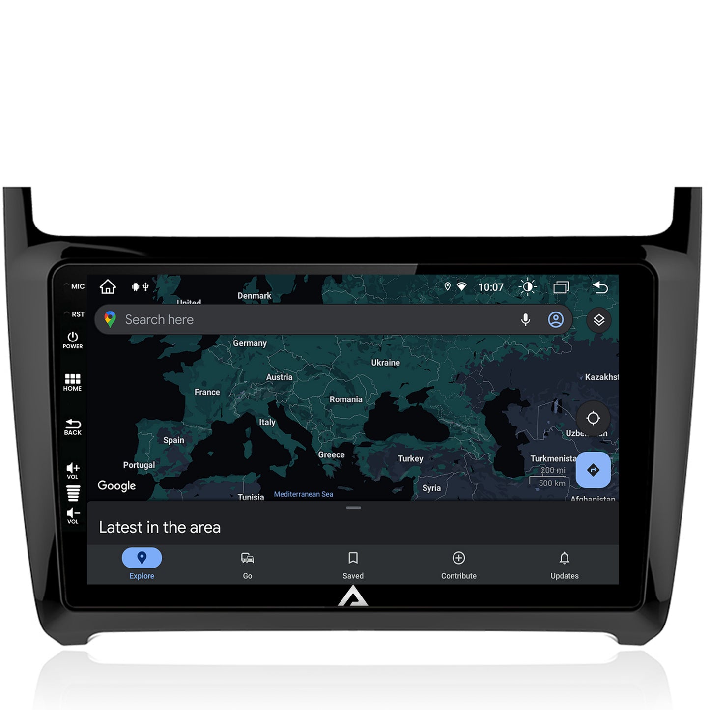 Navigatie Volkswagen Polo (2014+), Android, Z-Octacore / 8GB RAM + 256GB ROM, 9 Inch - AD-BGZ9008+AD-BGRKIT033