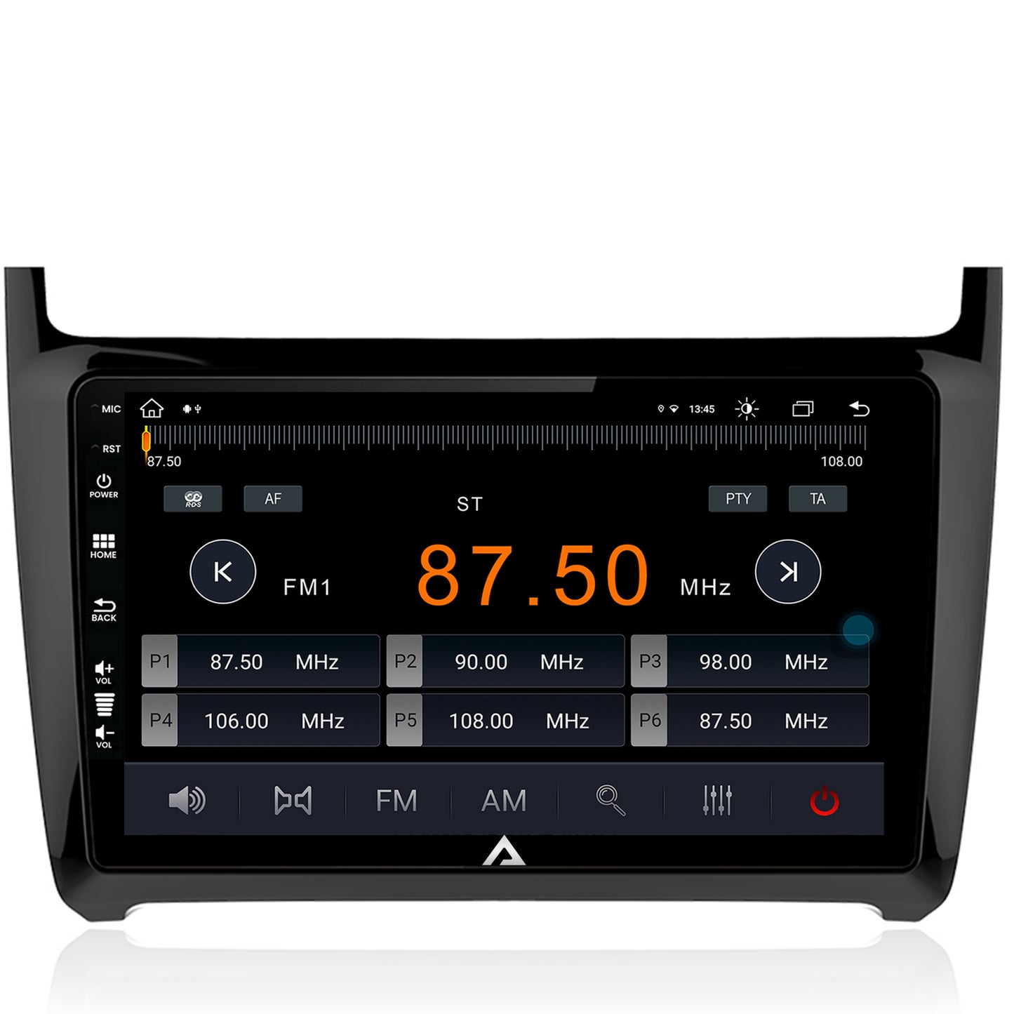 Navigatie Volkswagen Polo (2014+), Android, Z-Octacore / 8GB RAM + 256GB ROM, 9 Inch - AD-BGZ9008+AD-BGRKIT033
