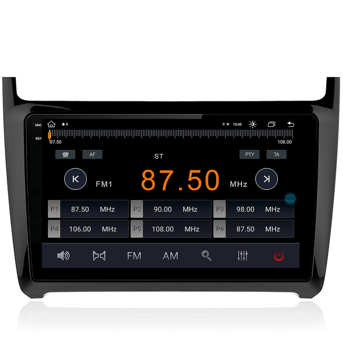 Navigatie Volkswagen Polo (2014+), Android, V-Octacore / 4GB RAM + 64GB ROM, 9.5 Inch - AD-BGV9004+AD-BGRKIT033