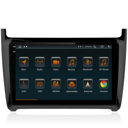 Navigatie Volkswagen Polo (2014+), Android, V-Octacore / 4GB RAM + 64GB ROM, 9.5 Inch - AD-BGV9004+AD-BGRKIT033