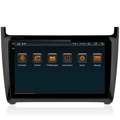 Navigatie Volkswagen Polo (2014+), Android, V-Octacore / 4GB RAM + 64GB ROM, 9.5 Inch - AD-BGV9004+AD-BGRKIT033