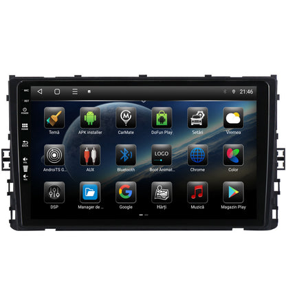 Navigatie Volkswagen Polo (2018+), Android, E-Octacore / 2GB RAM + 32GB ROM, 9 Inch - AD-BGE9002+AD-BGRKIT041