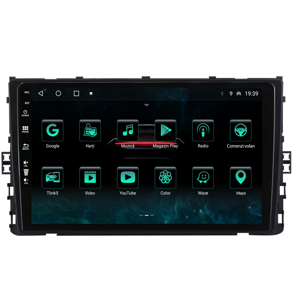 Navigatie Volkswagen Polo (2018+), Android, A-Octacore / 4GB RAM + 64GB ROM, 9 Inch - AD-BGA9004+AD-BGRKIT041