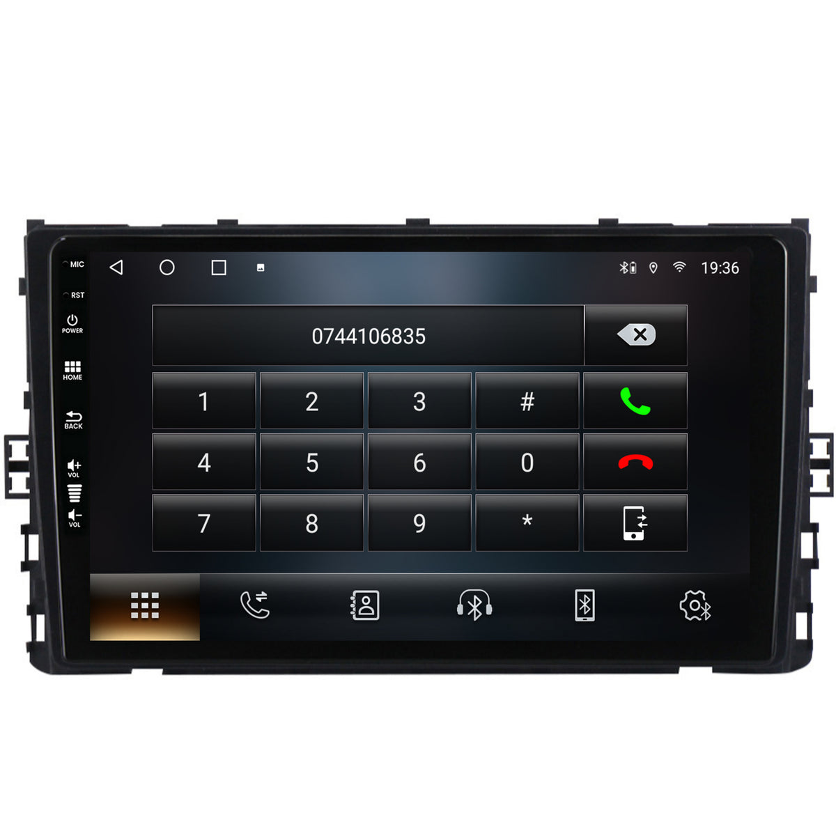 Navigatie Volkswagen T-Cross (2018+), Android, A-Octacore / 4GB RAM + 64GB ROM, 9 Inch - AD-BGA9004+AD-BGRKIT041V3