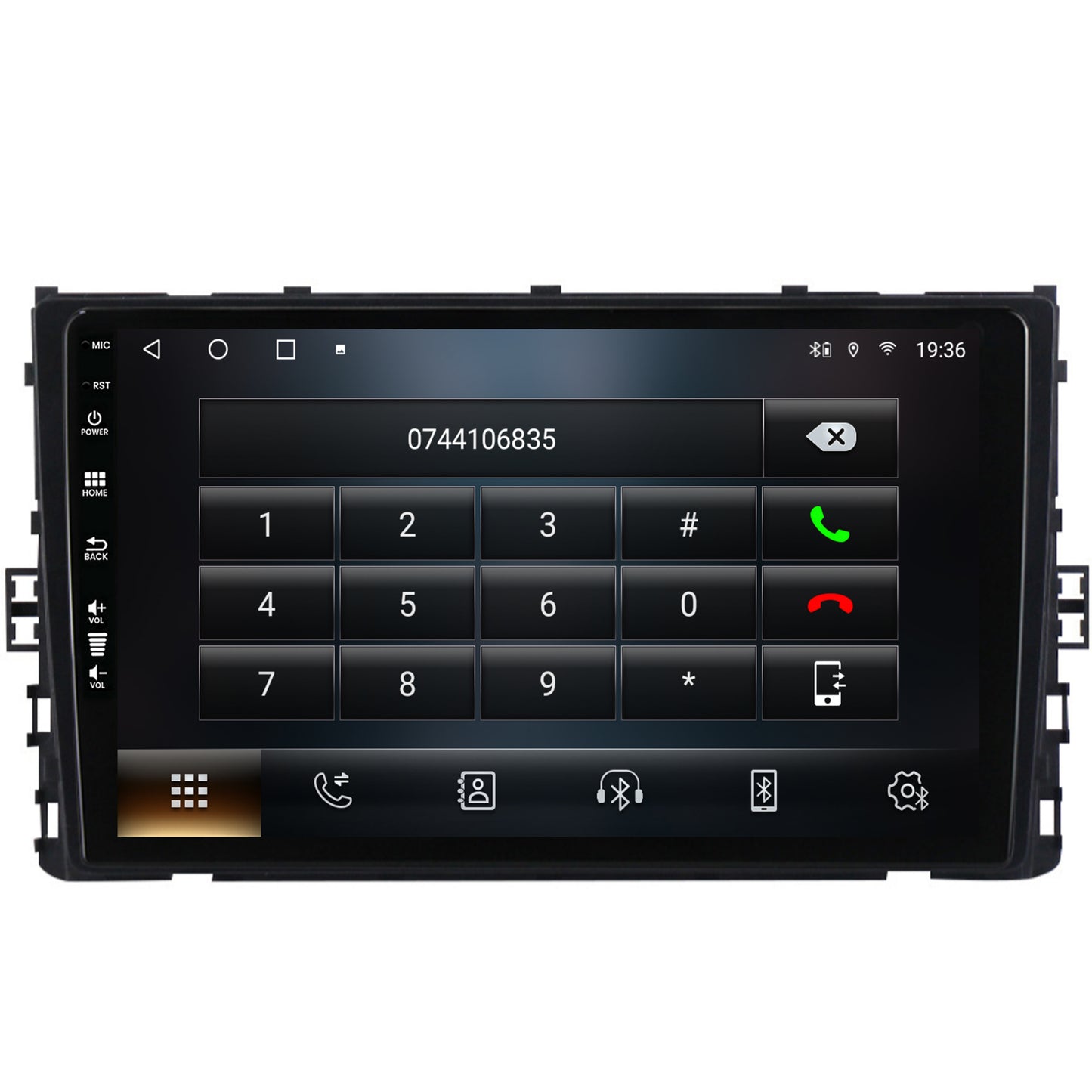 Navigatie Volkswagen Transporter / Caravelle (2020+), Android, A-Octacore / 4GB RAM + 64GB ROM, 9 Inch - AD-BGA9004+AD-BGRKIT041V6