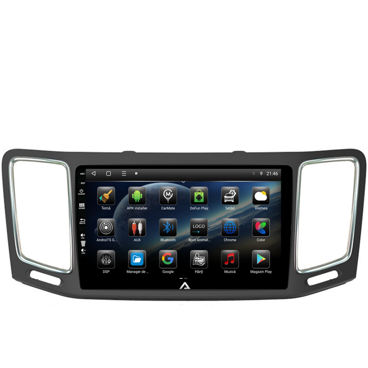 Navigatie Volkswagen Sharan / Seat Alhambra (2010-2018), Android, P-Octacore / 2GB RAM + 32GB ROM, 9 Inch - AD-BGP9002+AD-BGRKIT044