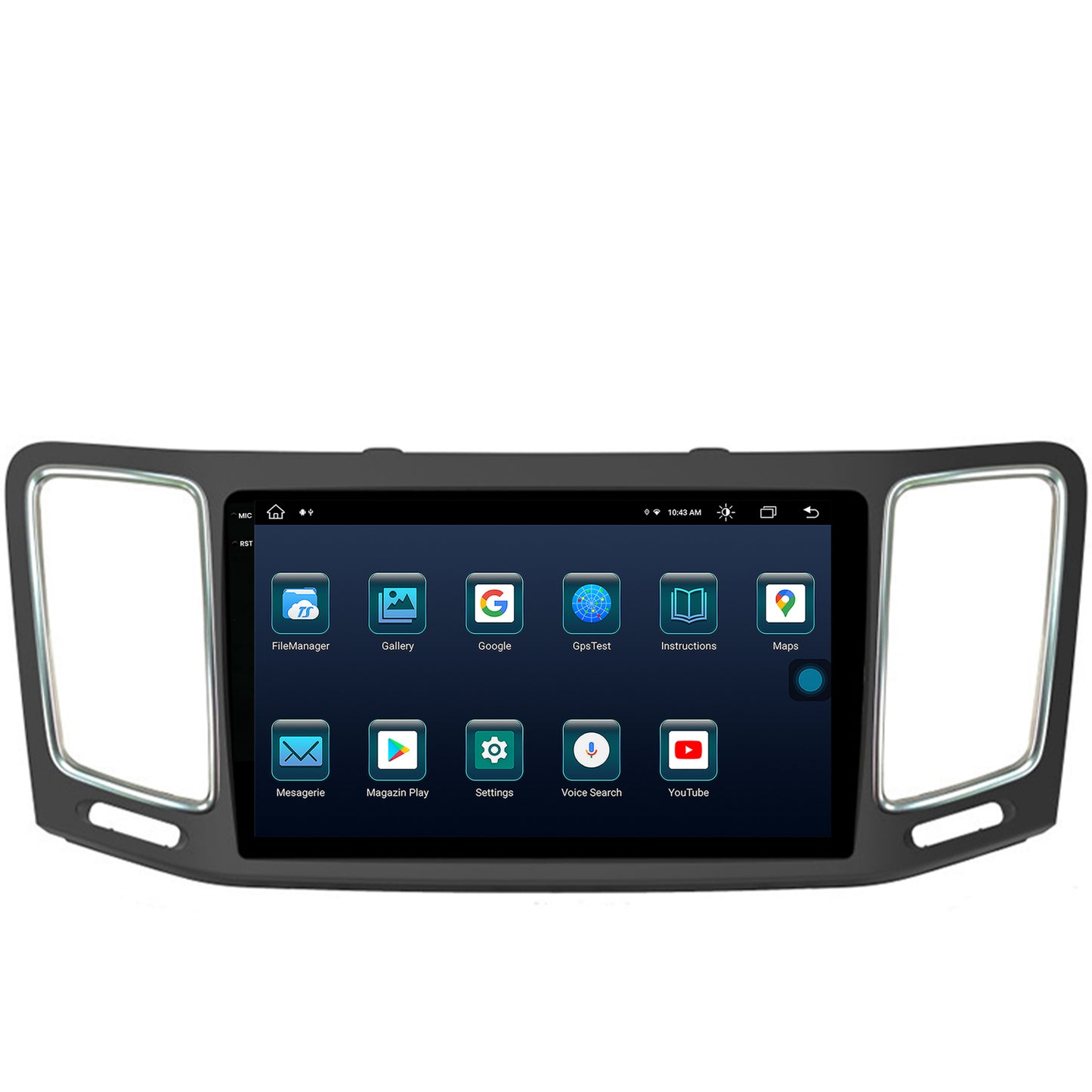 Navigatie Volkswagen Sharan (2010-2018), Android, X-Octacore / 8GB RAM + 256GB ROM, 9.5 Inch - AD-BGX9008+AD-BGRKIT044