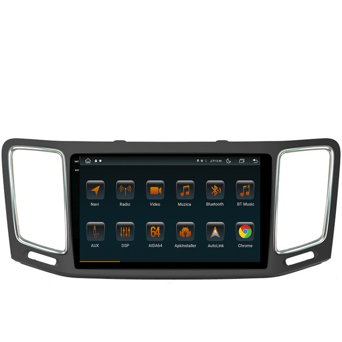 Navigatie Volkswagen Sharan / Seat Alhambra (2010-2018), Android, V-Octacore / 4GB RAM + 64GB ROM, 9.5 Inch - AD-BGV9004+AD-BGRKIT044