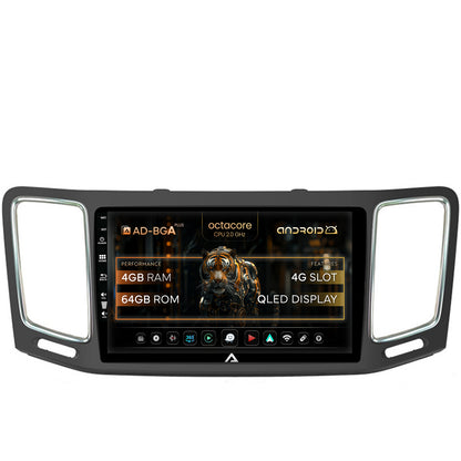 Navigatie Volkswagen Sharan / Seat Alhambra (2010-2018), Android, A-Octacore / 4GB RAM + 64GB ROM, 9 Inch - AD-BGA9004+AD-BGRKIT044