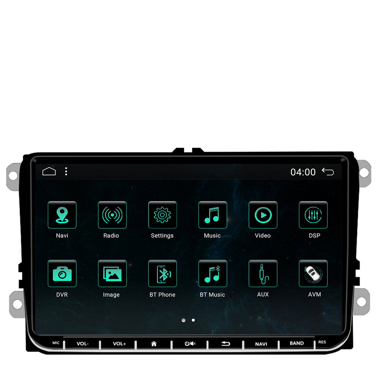 Navigatie Volkswagen, Skoda, Seat, Android 13, A-Octacore / 4GB RAM + 64GB ROM, 9 Inch - AD-BGAW9AC