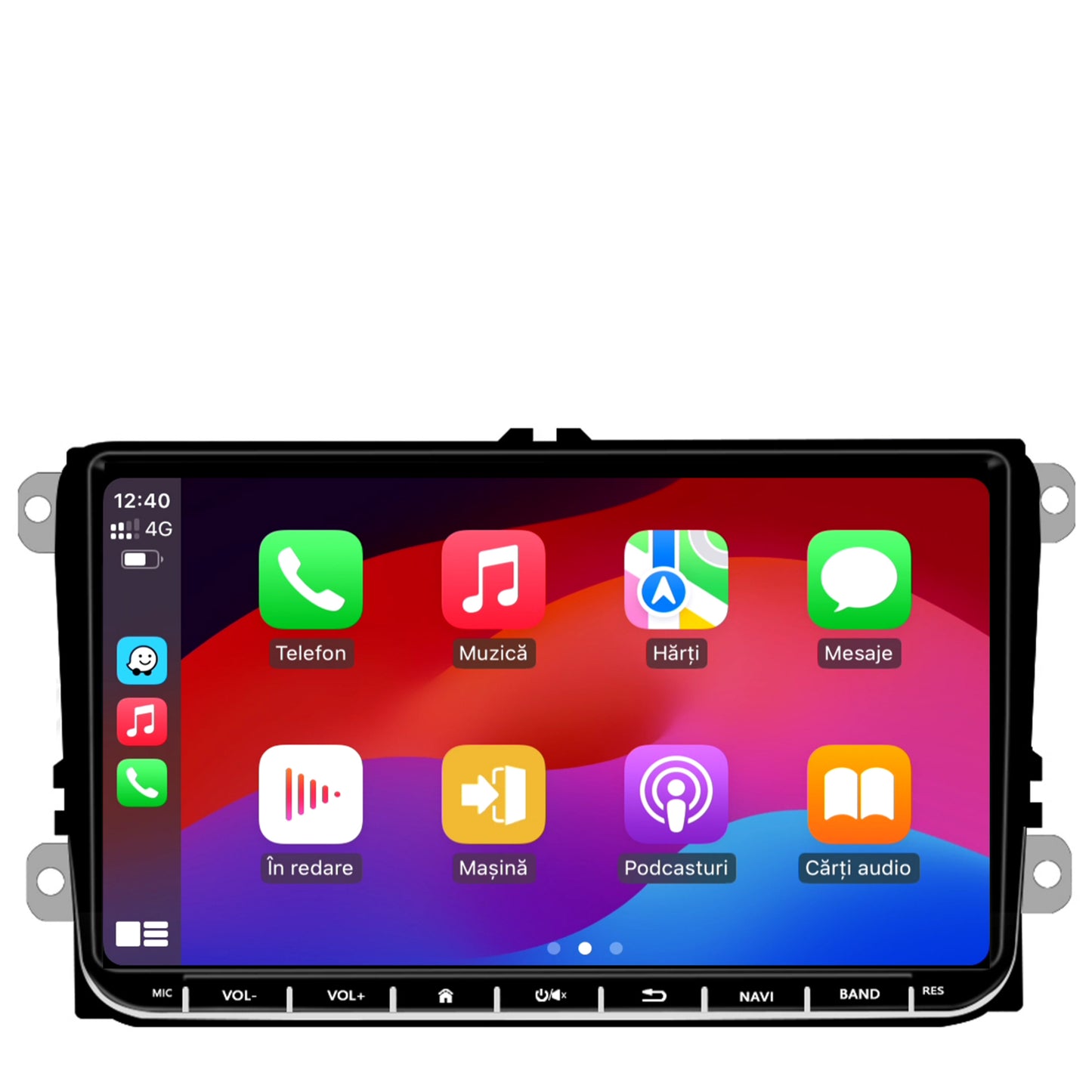 Navigatie Volkswagen, Skoda, Seat, Android 13, A-Octacore / 4GB RAM + 64GB ROM, 9 Inch - AD-BGAW9AC