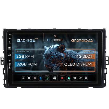 Navigatie Volkswagen T-Cross (2018+), Android, E-Octacore / 2GB RAM + 32GB ROM, 9 Inch - AD-BGE9002+AD-BGRKIT041V3