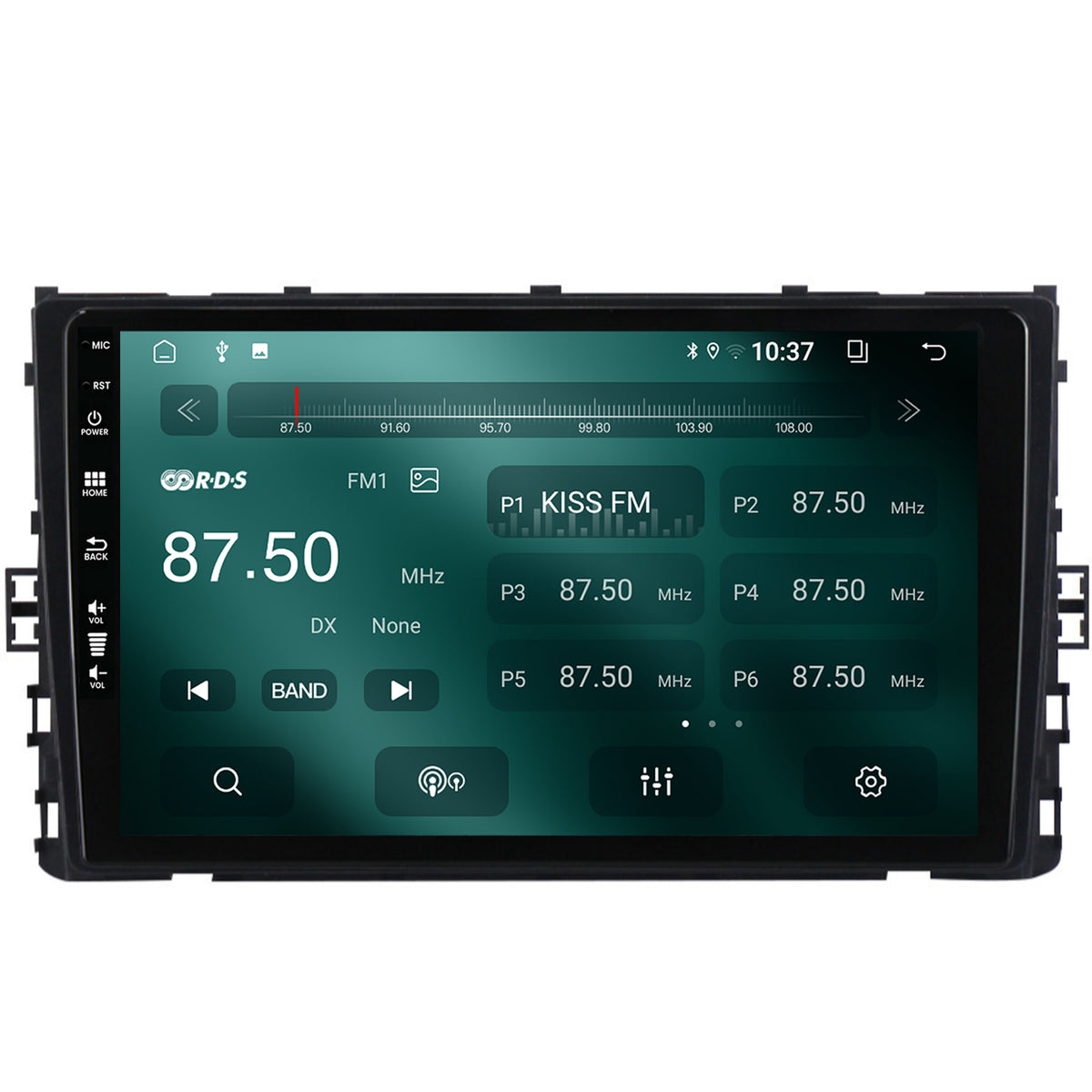 Navigatie HUB64 Volkswagen T-Cross (2018+), 2GB RAM, Android, GPS, Wi-FI, Carplay, Android Auto, USB, Bluetooth, Radio, Waze, Touchscreen, 9 inch