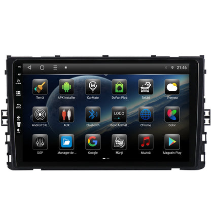 Navigatie Volkswagen T-Roc (2017+), Android, E-Octacore / 2GB RAM + 32GB ROM, 9 Inch - AD-BGE9002+AD-BGRKIT041-V2