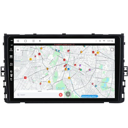 Navigatie Volkswagen T-Roc (2017+), Android, E-Octacore / 2GB RAM + 32GB ROM, 9 Inch - AD-BGE9002+AD-BGRKIT041-V2